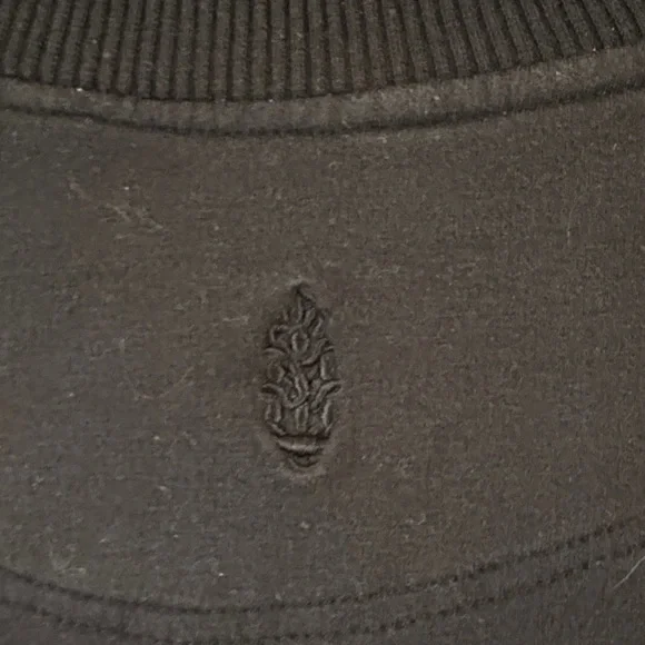 Free People Black Quarter-Zip Sweatshirt - Picture 2 of 8